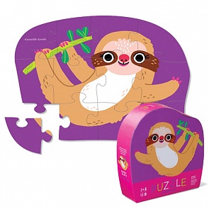 Пазл 12 деталей – Ленивец (Crocodile Creek, 4111-8)